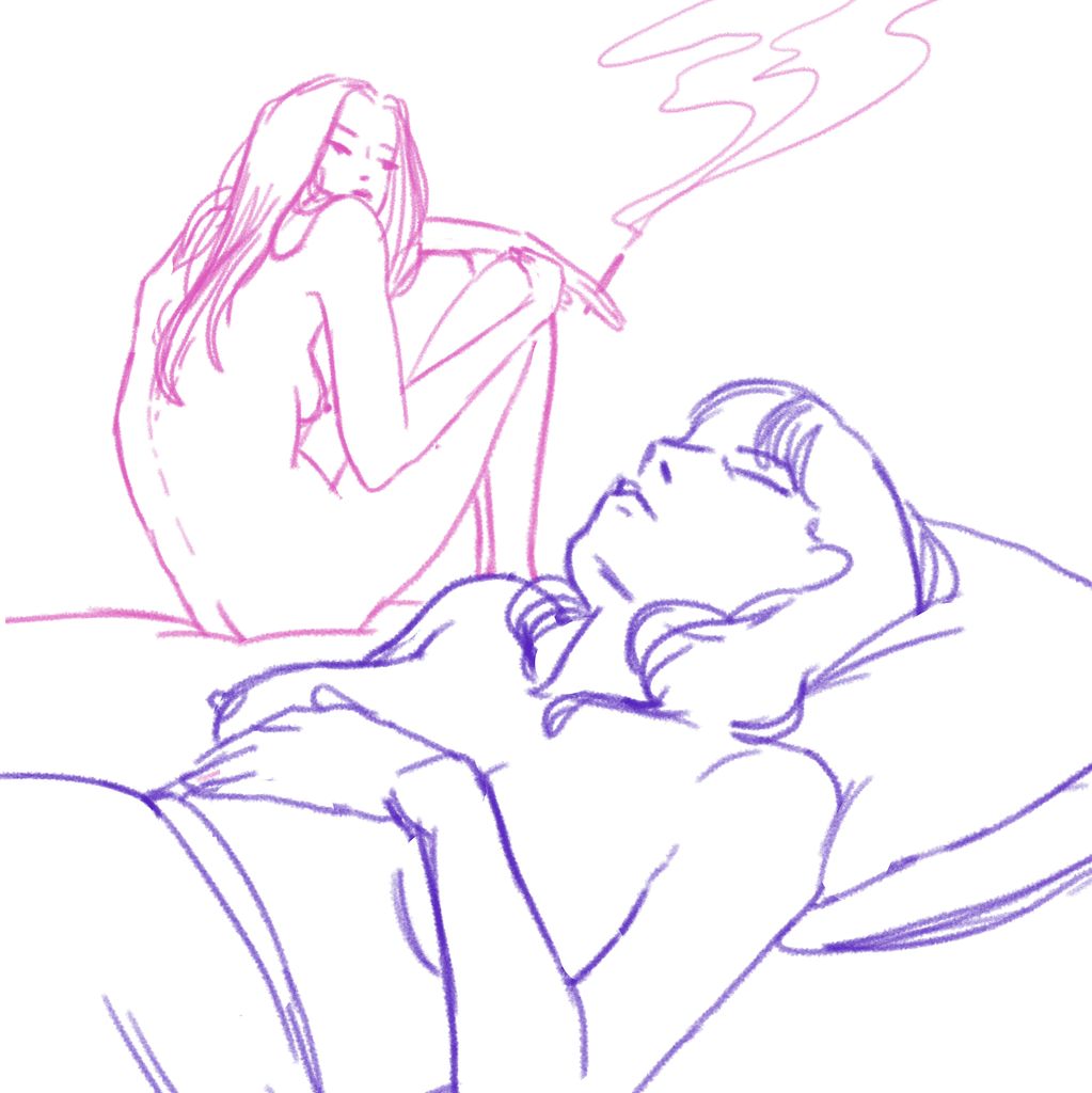 Watching her sleep