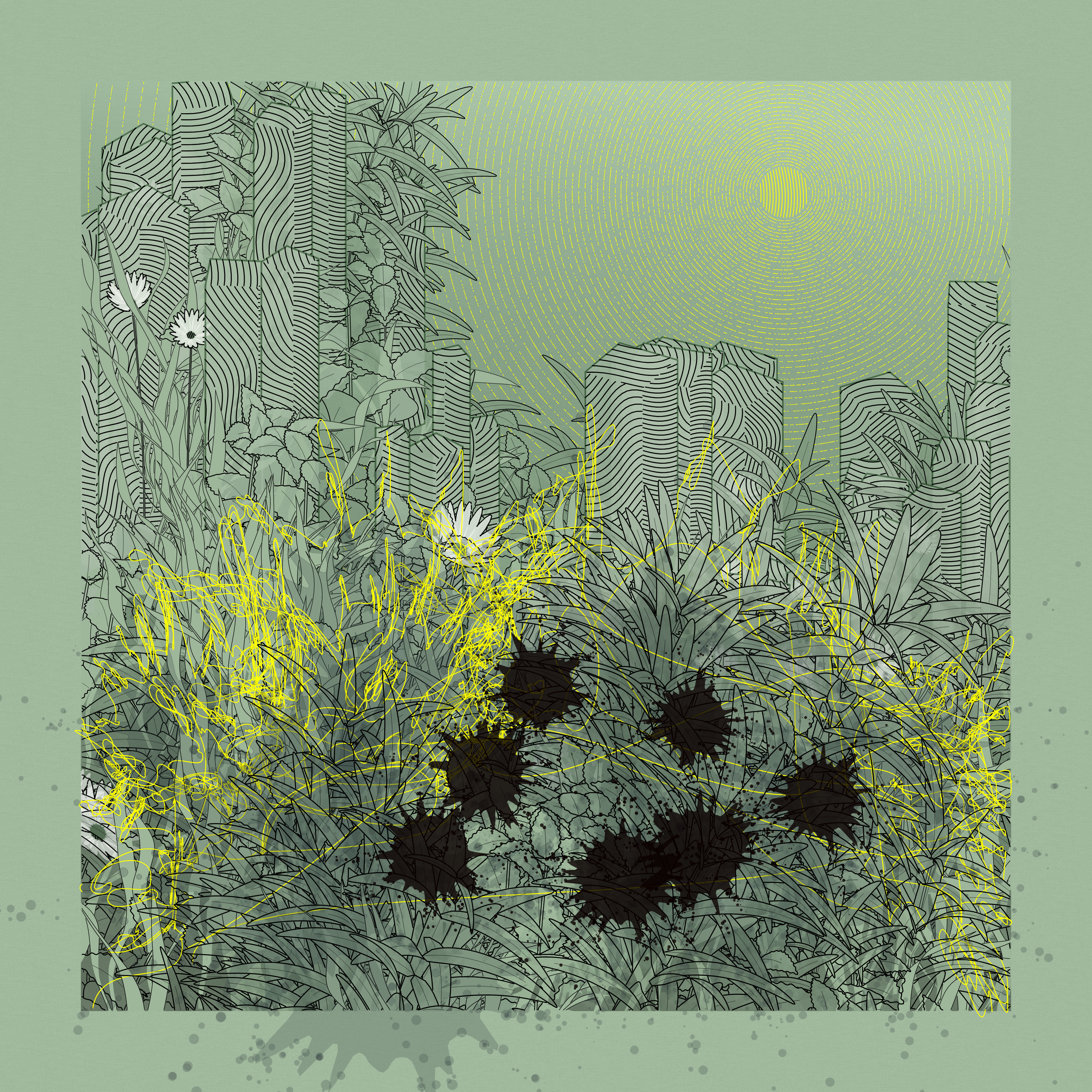 Landscape with Carbon Capture #11099